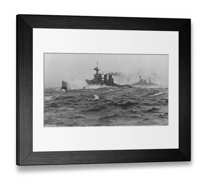 Framed Print : The Tiger in a rough sea. A fine photograph of HMS Tiger steaming full speed Framed Print : The Tiger in a rough sea. A fine photograph of HMS Tiger steaming full speed