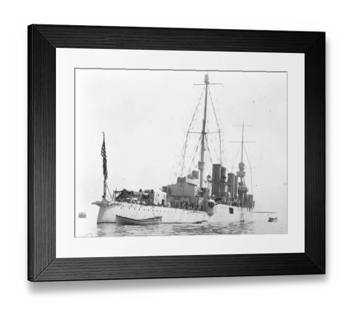 Framed Print : Speed Demon of the Us Navy The Scout cruiser USS Cincinnati has the honour of being Framed Print : Speed Demon of the Us Navy The Scout cruiser USS Cincinnati has the honour of being