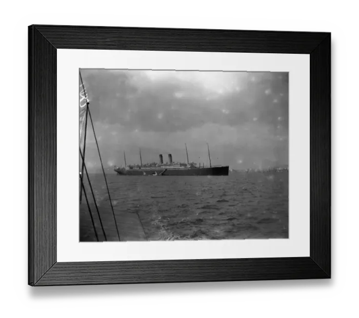 Framed Print : The ocean liner, RMS Adriatic 1 February 1925 Framed Print : The ocean liner, RMS Adriatic 1 February 1925