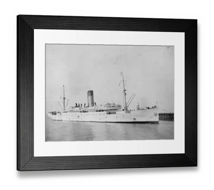 Framed Print : Mystery of Brittish liners call The liner Coronado, from which a wireless call Framed Print : Mystery of Brittish liners call The liner Coronado, from which a wireless call