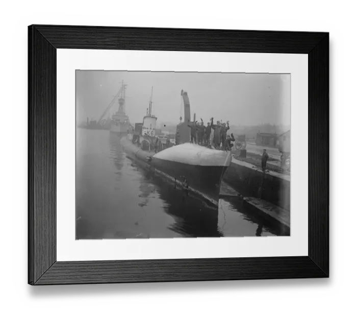 Framed Print : Submarines K2, K6, K12, K14 arrive at Chatham to be paid off. Last day of Framed Print : Submarines K2, K6, K12, K14 arrive at Chatham to be paid off. Last day of