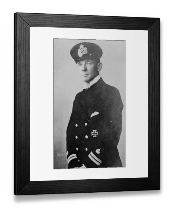 Framed Print : Three U Boat Captains to be tried on serious charges Paul Adler a U Boat lieutenant