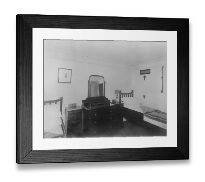 Framed Print : The Cunard liner Scythia 1st Class State Room October 1921 Framed Print : The Cunard liner Scythia 1st Class State Room October 1921