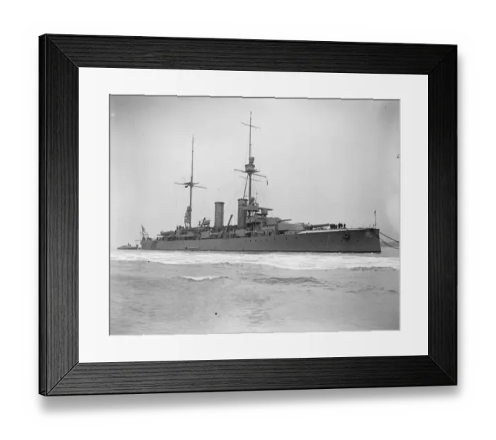 Framed Print : Swedish warships arrive at Sheerness. Sverige ( flagship ). 2 July 1923 Framed Print : Swedish warships arrive at Sheerness. Sverige ( flagship ). 2 July 1923