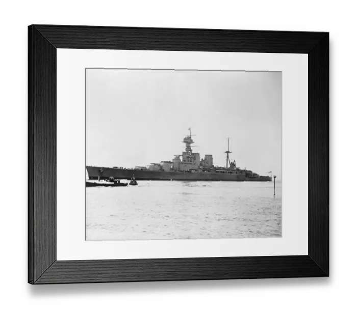 Framed Print : HMS Hood after refit HMS Hood the flagship of the 1st Battle Cruiser Squadron of Framed Print : HMS Hood after refit HMS Hood the flagship of the 1st Battle Cruiser Squadron of