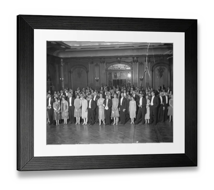 Framed Print : Charity ball aboard SS Majestic at Southampton Guest in the ballroom 14 April 1926 Framed Print : Charity ball aboard SS Majestic at Southampton Guest in the ballroom 14 April 1926