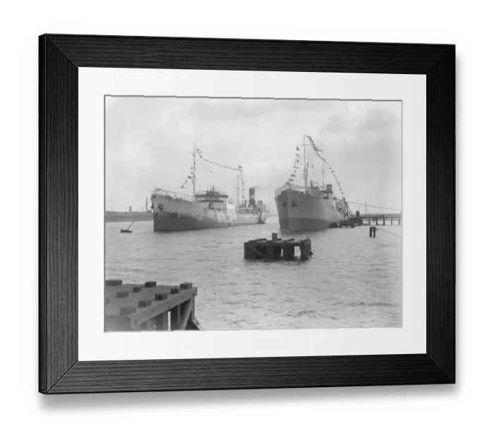 Framed Print : President of the board of trade attends formal opening of first large scale crude Framed Print : President of the board of trade attends formal opening of first large scale crude