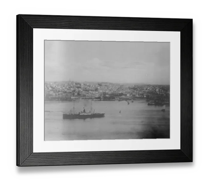 Framed Print : Lisbon the capital city of Portugal from the sea 24 October 1921 Framed Print : Lisbon the capital city of Portugal from the sea 24 October 1921