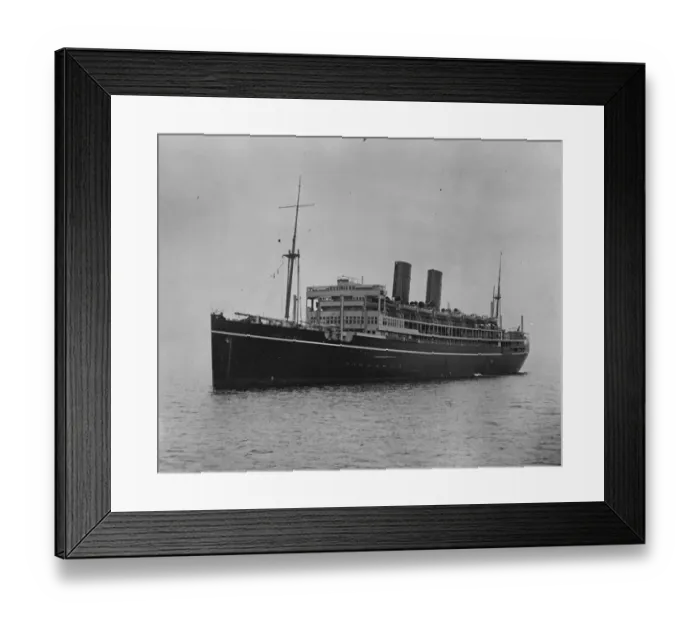 Framed Print : Wonder of the most up to date all - electric liner. Victory of India 19, 700 tons Framed Print : Wonder of the most up to date all - electric liner. Victory of India 19, 700 tons