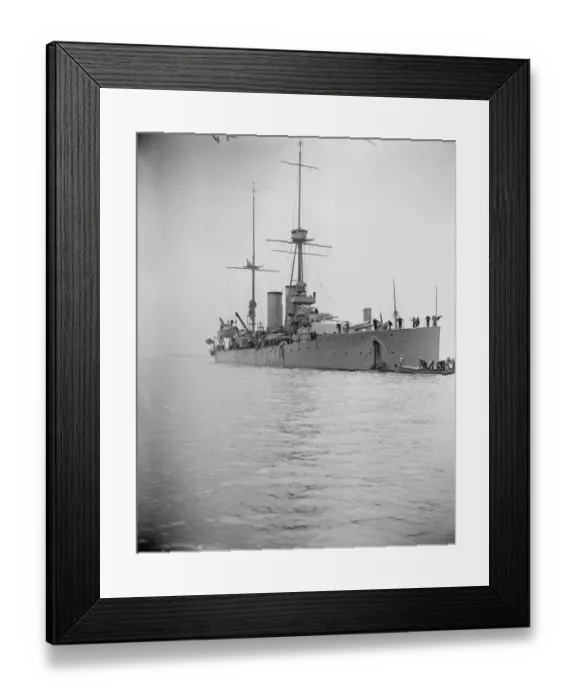 Framed Print : Swedish warships at Sheerness. Gustav V. 1923 Framed Print : Swedish warships at Sheerness. Gustav V. 1923