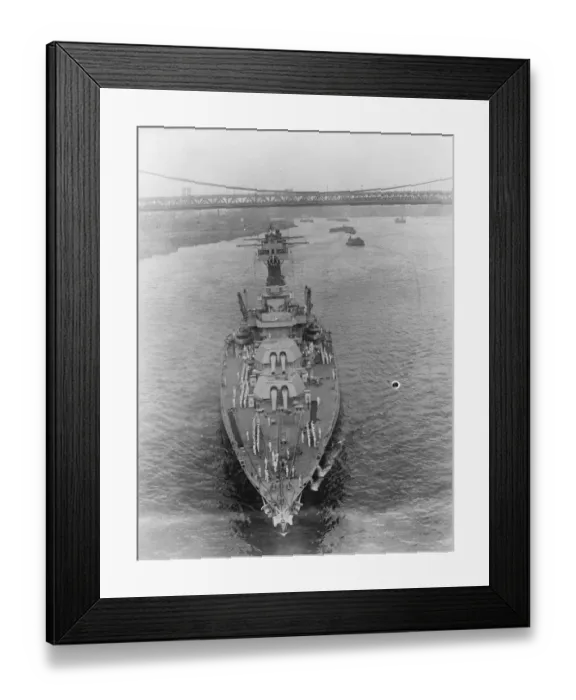 Framed Print : Americas greatest sea fighter puts out for speed trials. The latest and mightiest Framed Print : Americas greatest sea fighter puts out for speed trials. The latest and mightiest