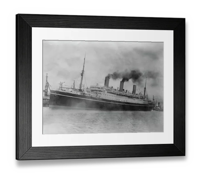 Framed Print : Originally SS Tirpitz she was later renamed the RMS Empress of Australia ocean liner Framed Print : Originally SS Tirpitz she was later renamed the RMS Empress of Australia ocean liner