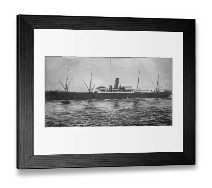 Framed Print : Twelve hundred pilgrims on a burning steamer. A British steamer the Frangestan Framed Print : Twelve hundred pilgrims on a burning steamer. A British steamer the Frangestan