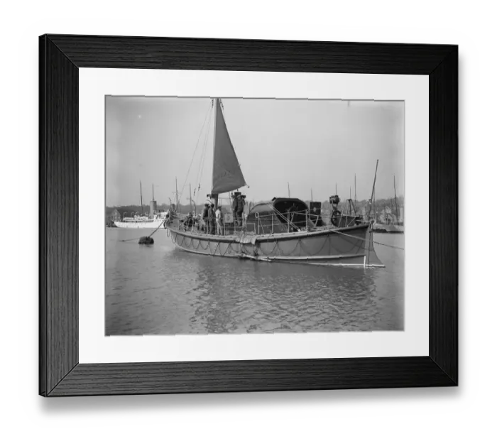 Framed Print : The worlds largest motor lifeboat, the Princess Mary can accomodate 300 people Framed Print : The worlds largest motor lifeboat, the Princess Mary can accomodate 300 people