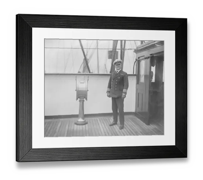 Framed Print : The Prince of Wales to visit Canada. Capt E Griffiths, RNR, Captain of Framed Print : The Prince of Wales to visit Canada. Capt E Griffiths, RNR, Captain of
