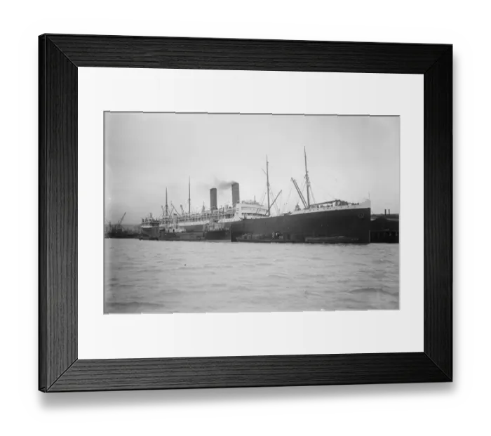 Framed Print : Minnesota of thess Zeeland at Portsmouth. February 1927 Framed Print : Minnesota of thess Zeeland at Portsmouth. February 1927