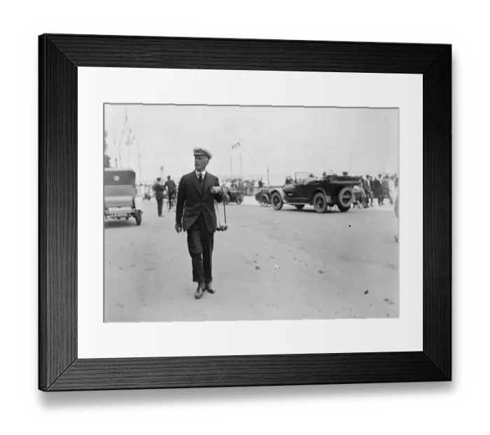 Framed Print : Cowes Week Opens Major Philip Hunloke arriving at the Royal Yacht Squadron 29 July 1922 Framed Print : Cowes Week Opens Major Philip Hunloke arriving at the Royal Yacht Squadron 29 July 1922