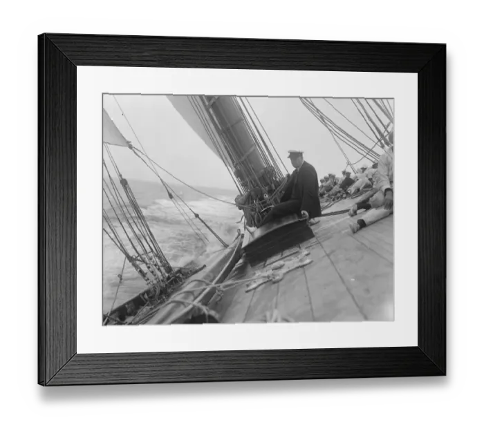 Framed Print : The Kings Yacht Britannia in Race at Cowes on Isle of Wight, of the South Coast Framed Print : The Kings Yacht Britannia in Race at Cowes on Isle of Wight, of the South Coast
