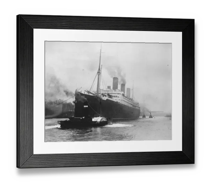 Framed Print : To take the Prince of Wales across the Atlantic. A striking and picturesque view Framed Print : To take the Prince of Wales across the Atlantic. A striking and picturesque view