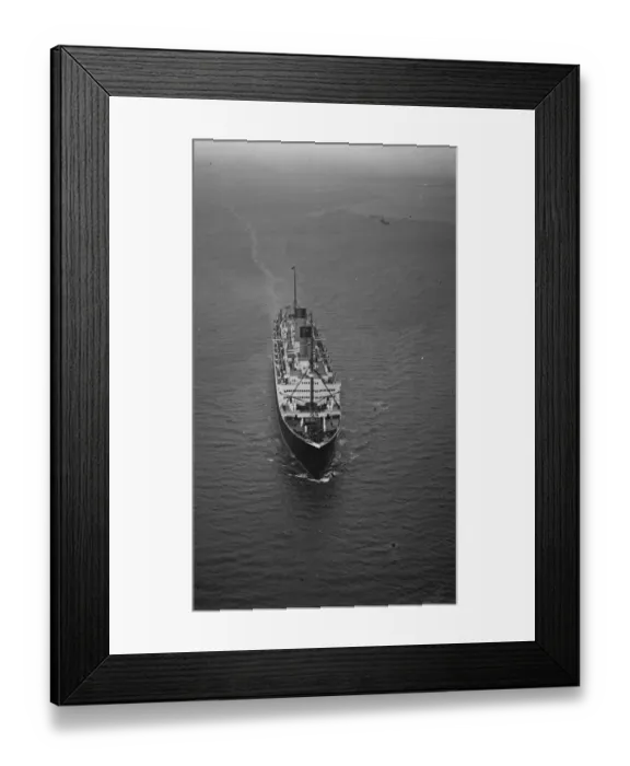 Framed Print : An aerial view of the SS Homeric, the White Star Liner. 1929 Framed Print : An aerial view of the SS Homeric, the White Star Liner. 1929