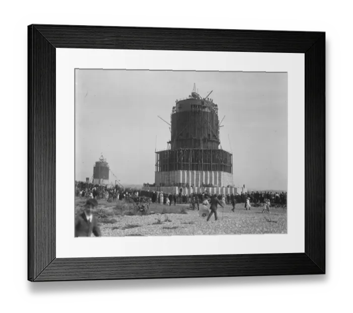 Framed Print : British Navys Mysterious tower ship launched at Shoreham on Sunday The tower Framed Print : British Navys Mysterious tower ship launched at Shoreham on Sunday The tower