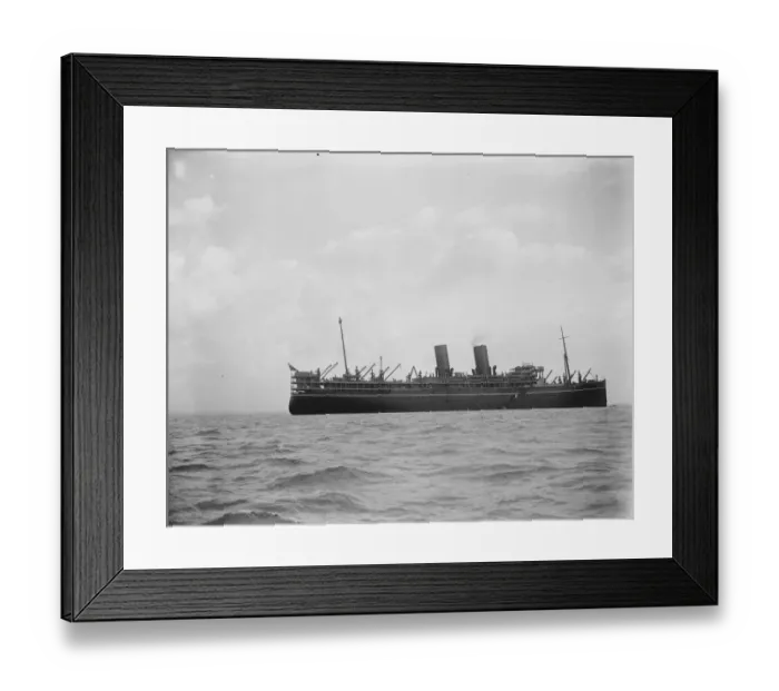 Framed Print : Motor liner at Cowes. An interesting arrival at Coes was the new 16, 500 ton Framed Print : Motor liner at Cowes. An interesting arrival at Coes was the new 16, 500 ton