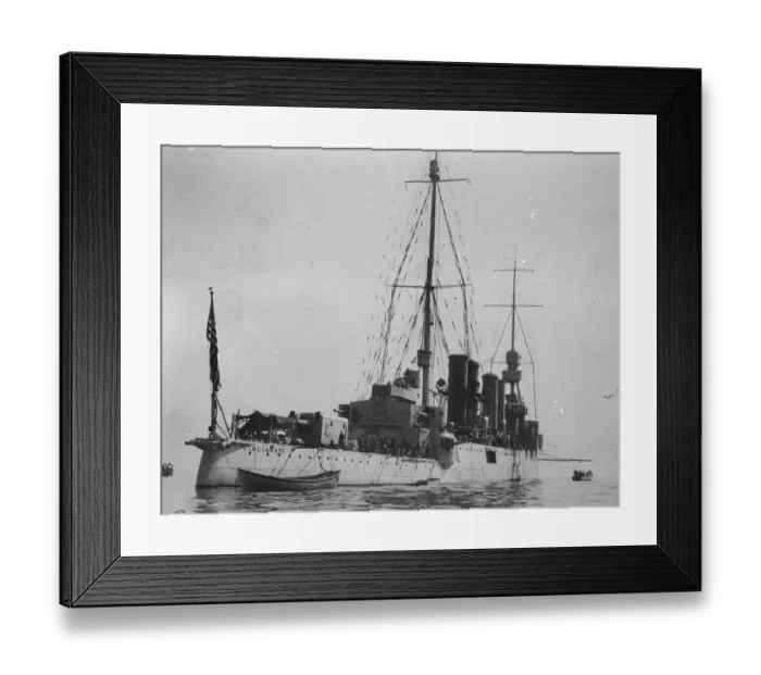 Framed Print : The US Scout Cruiser Cincinnati. 18 April 1927 Framed Print : The US Scout Cruiser Cincinnati. 18 April 1927