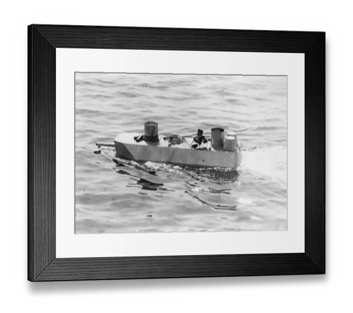 Framed Print : The Ocean Tank. A hydroland tank making 14 knots through the water during recent Framed Print : The Ocean Tank. A hydroland tank making 14 knots through the water during recent