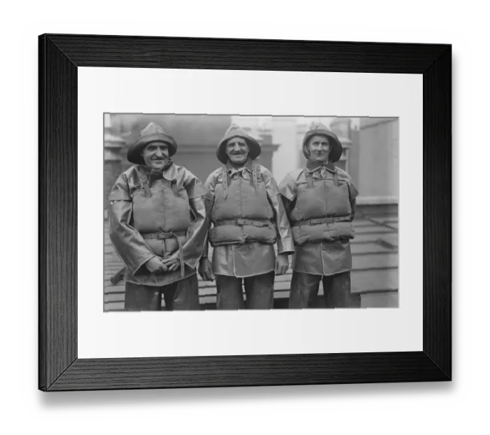 Framed Print : Lifeboat men decorated for gallantry At the annual general meeting of the royal Framed Print : Lifeboat men decorated for gallantry At the annual general meeting of the royal