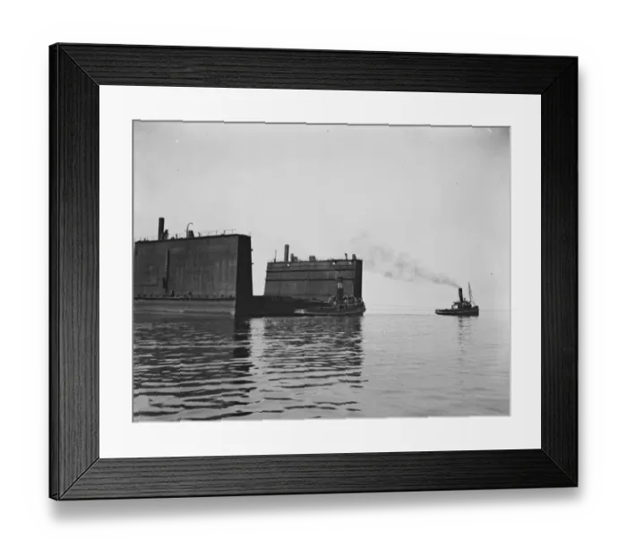 Framed Print : Huge German floating dock to assist in raising great German warship at Scapa Flow 12 Framed Print : Huge German floating dock to assist in raising great German warship at Scapa Flow 12