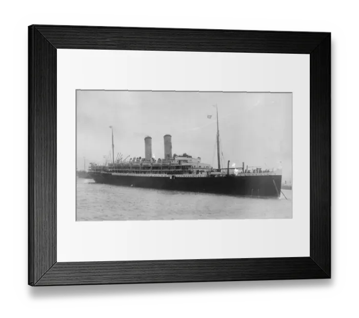 Framed Print : German cruiser Dresden sunk. HMS armed liner Orama which with British warships Framed Print : German cruiser Dresden sunk. HMS armed liner Orama which with British warships