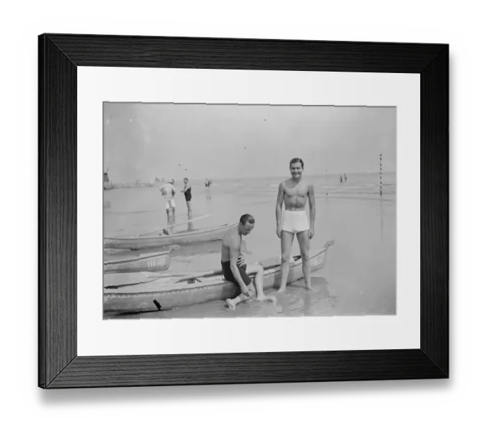Framed Print : On the Lido Pierre Mayer, the well known actor 25 August 1926 Framed Print : On the Lido Pierre Mayer, the well known actor 25 August 1926