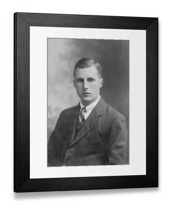 Framed Print : Farmers Son as Kings Medallist John Austin Field Shipp, the youngest son of North Wooton farmer Framed Print : Farmers Son as Kings Medallist John Austin Field Shipp, the youngest son of North Wooton farmer