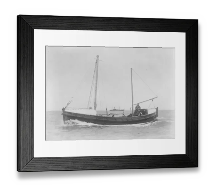 Framed Print : Motor Boat Ann Betsey Lucy and Nancy Newbon Built in 1922 and stationed at Sennen Framed Print : Motor Boat Ann Betsey Lucy and Nancy Newbon Built in 1922 and stationed at Sennen