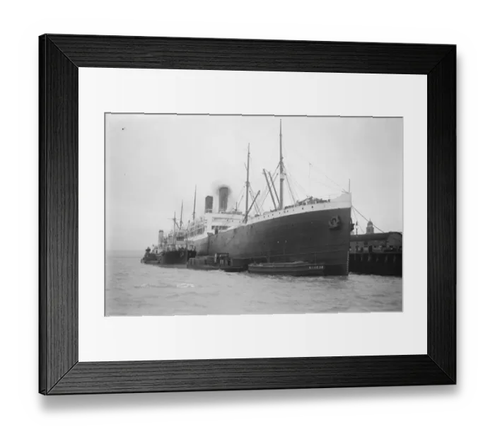 Framed Print : Minnesota of thess Zeeland at Portsmouth. February 1927 Framed Print : Minnesota of thess Zeeland at Portsmouth. February 1927