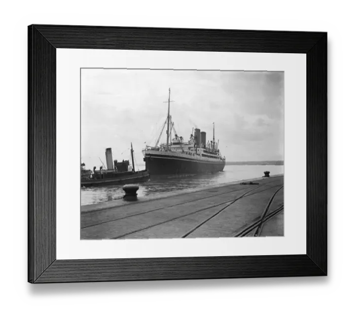 Framed Print : SS Melita at Southampton 1924