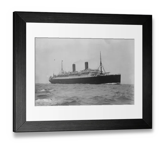 Framed Print : SS Homeric. 22 April 1925 Framed Print : SS Homeric. 22 April 1925