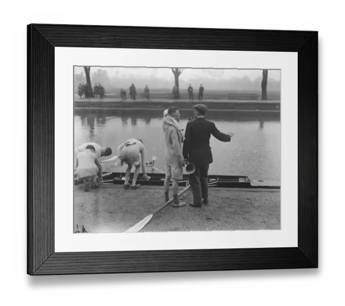 Framed Print : Cambridge crews 18 mile pull to Ely. The Cambridge boat race crew concluded their Framed Print : Cambridge crews 18 mile pull to Ely. The Cambridge boat race crew concluded their
