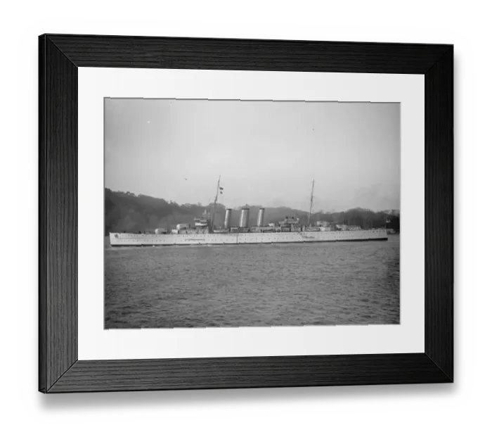 Framed Print : HMS Saumarez a Parker class destroyer leader at Plymouth 27 February 1928 Framed Print : HMS Saumarez a Parker class destroyer leader at Plymouth 27 February 1928