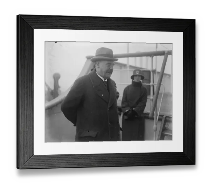 Framed Print : Sir James O Grady leaves for Tasmania Sir James O Grady photographed on board Framed Print : Sir James O Grady leaves for Tasmania Sir James O Grady photographed on board