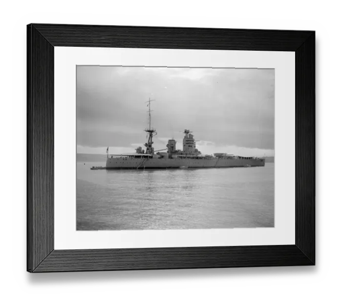Framed Print : The Atlantic Fleet at Moray Firth. H. M.s Rodney. 1928 Framed Print : The Atlantic Fleet at Moray Firth. H. M.s Rodney. 1928