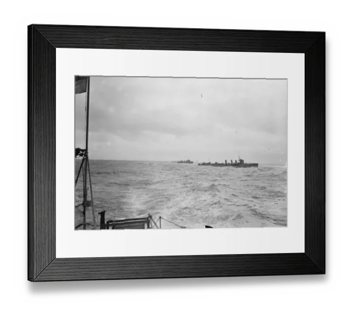 Framed Print : Destroyer at sea October 1928 Framed Print : Destroyer at sea October 1928