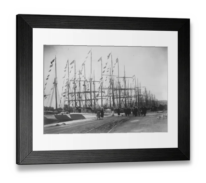 Framed Print : Blessing of the ships. Picturesque ceremony at St Malo in northwestern France