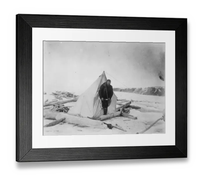 Framed Print : Daring attempt to drift across polar sea. Helplessly locked in ice for twenty four months Framed Print : Daring attempt to drift across polar sea. Helplessly locked in ice for twenty four months
