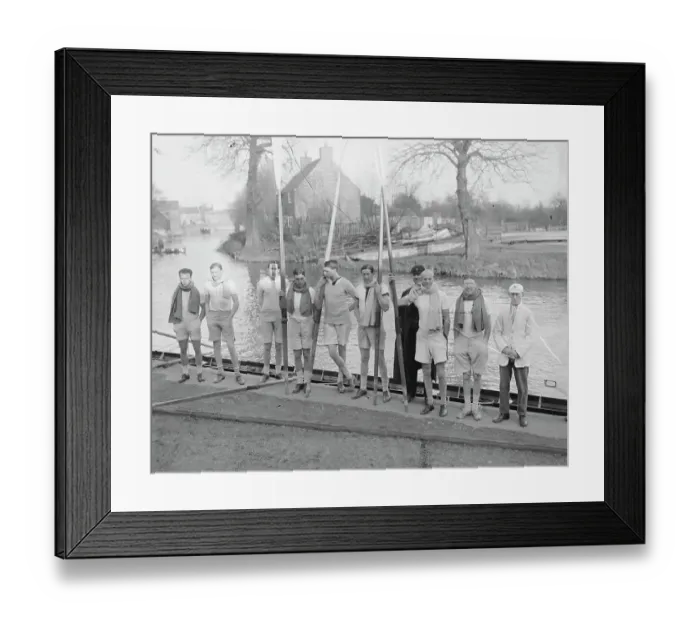 Framed Print : Light Blues go Into Hard Training at Ely The crew before going out. Fourth Framed Print : Light Blues go Into Hard Training at Ely The crew before going out. Fourth