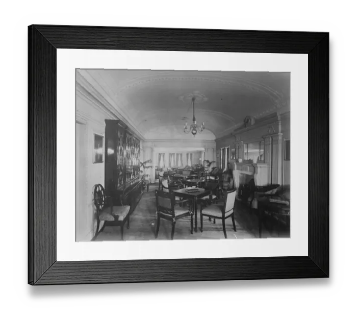 Framed Print : The Cunard liner Scythia 1st Class writing room and library October 1921 Framed Print : The Cunard liner Scythia 1st Class writing room and library October 1921