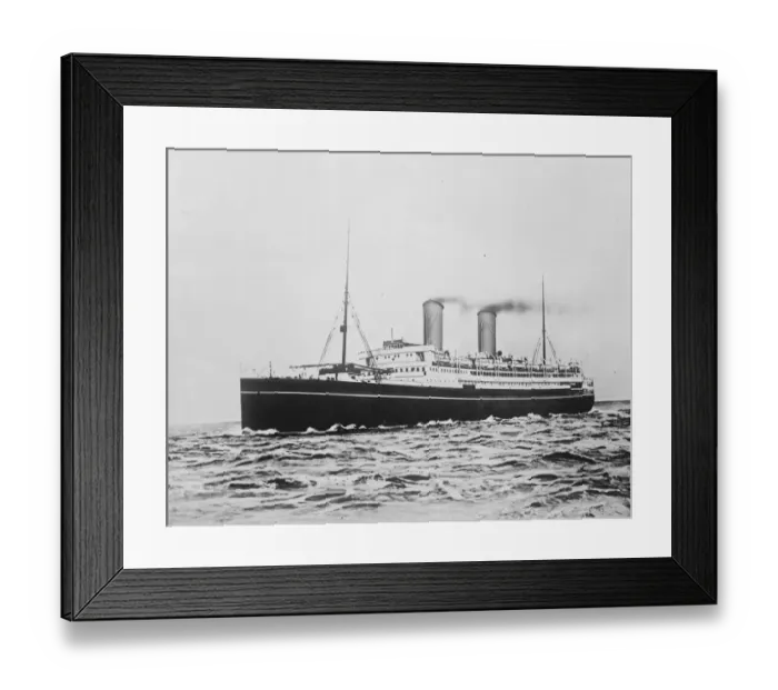 Framed Print : To Take the Prince of Wales to Canada, Luxurious liner which holds an Antlantic Framed Print : To Take the Prince of Wales to Canada, Luxurious liner which holds an Antlantic