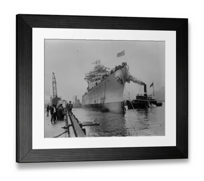 Framed Print : Americas naval programme. An excellent view of the new USS Pensacola. 4 May 1929 Framed Print : Americas naval programme. An excellent view of the new USS Pensacola. 4 May 1929
