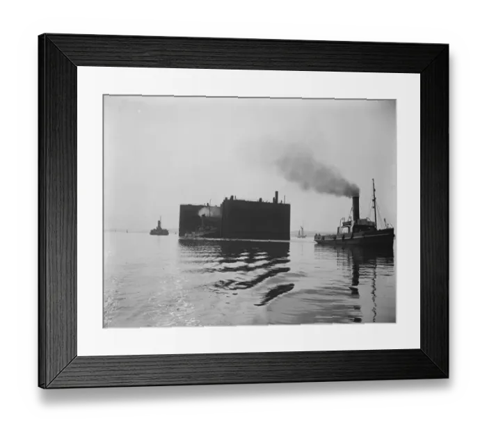 Framed Print : Huge German floating dock to assist in raising great German warship at Scapa Flow 12 Framed Print : Huge German floating dock to assist in raising great German warship at Scapa Flow 12