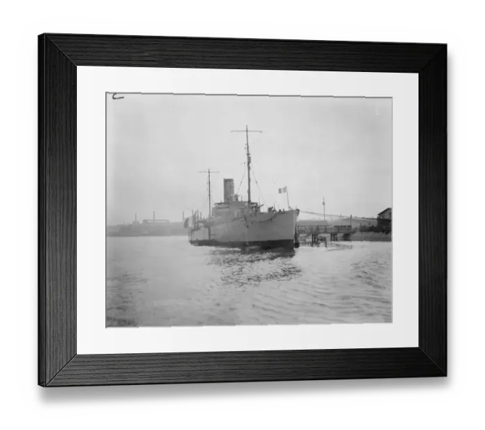 Framed Print : Danzig The French gunboat L Ancre in Dantzig ( Gdansk, Poland ) harbour 24 Framed Print : Danzig The French gunboat L Ancre in Dantzig ( Gdansk, Poland ) harbour 24
